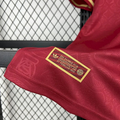 Maillot Bayern Munich Rouge 125 ans 2025/2026